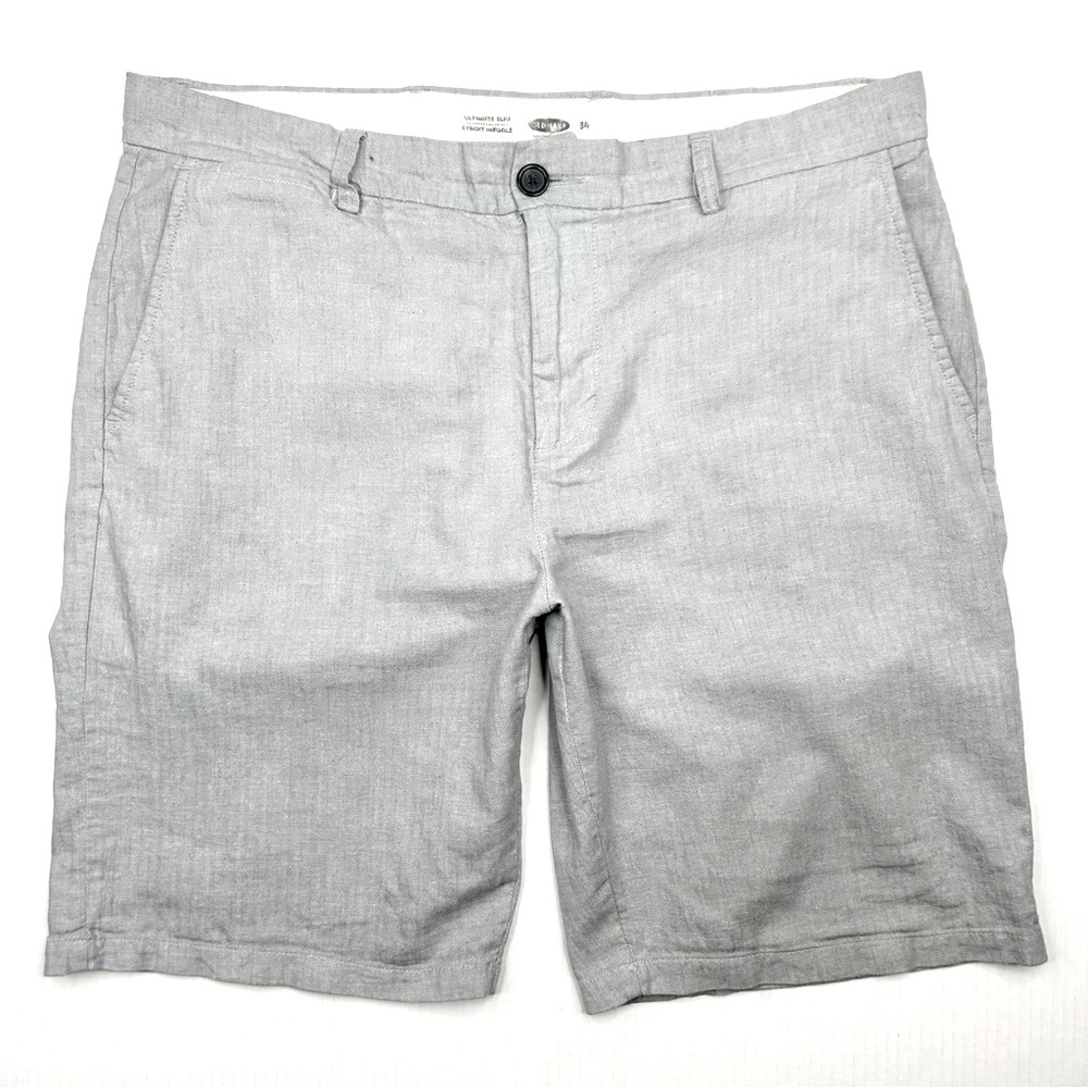 [Old Navy] Men’s Ultimate Slim Linen Blend Shorts